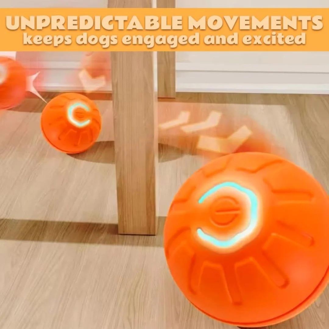 Electric Bouncing Smart Pet Ball for Dogs & Cats