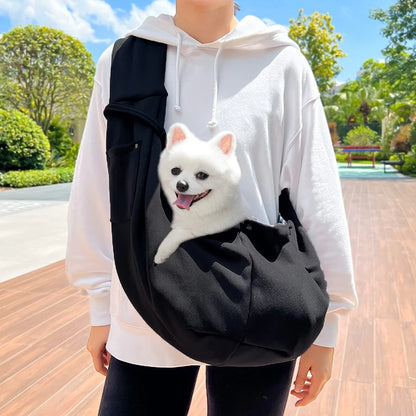 Portable Pet Carrier Shoulder Bag for Cats & Small Dogs (Up to 7.5kg)