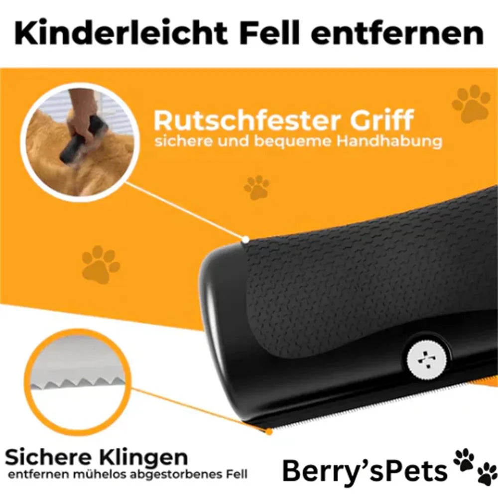 Professional Pet Fur Knot Cutter & Grooming Brush