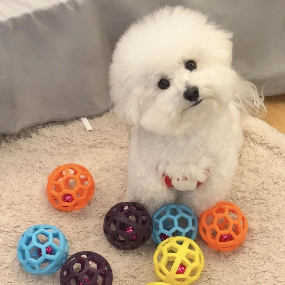Interactive Bell Dog Toy Ball
