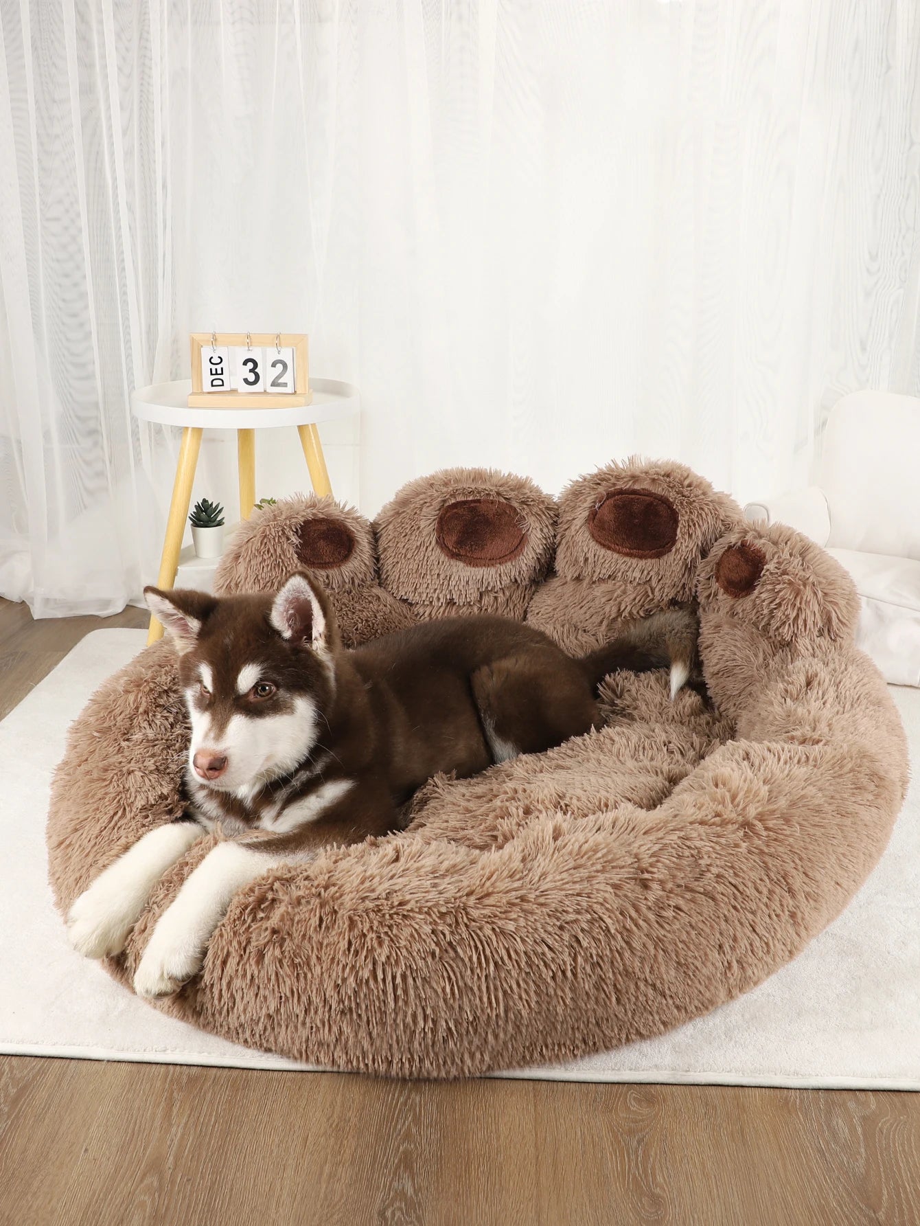 Fluffy Winter Pet Sofa Bed