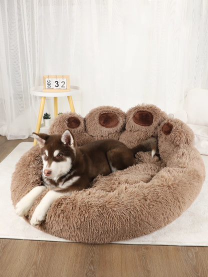Fluffy Winter Pet Sofa Bed