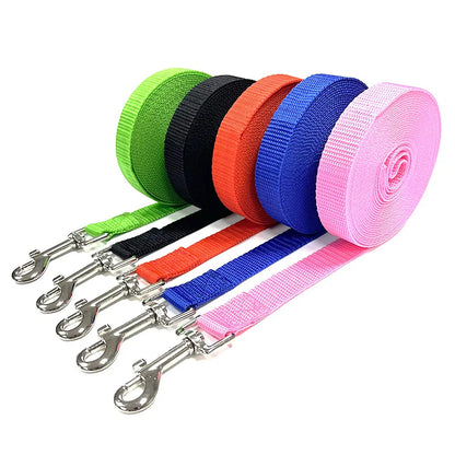Nylon Dog Training Leash – Multiple Length Options