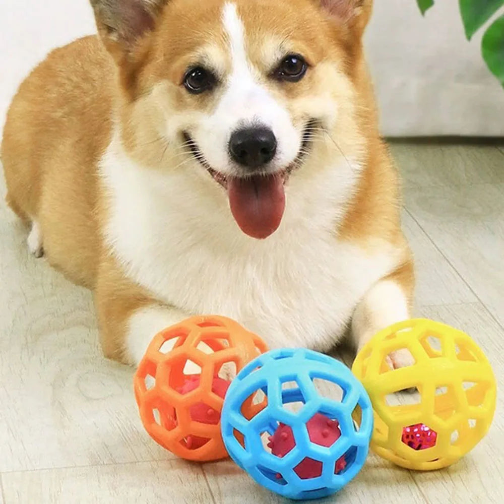 Interactive Bell Dog Toy Ball