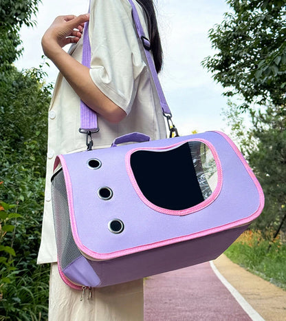 Foldable Pet Carrier Bag for Cats & Small Dogs