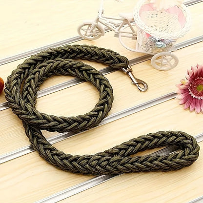 Braided Dog Training Leash for Large Dogs