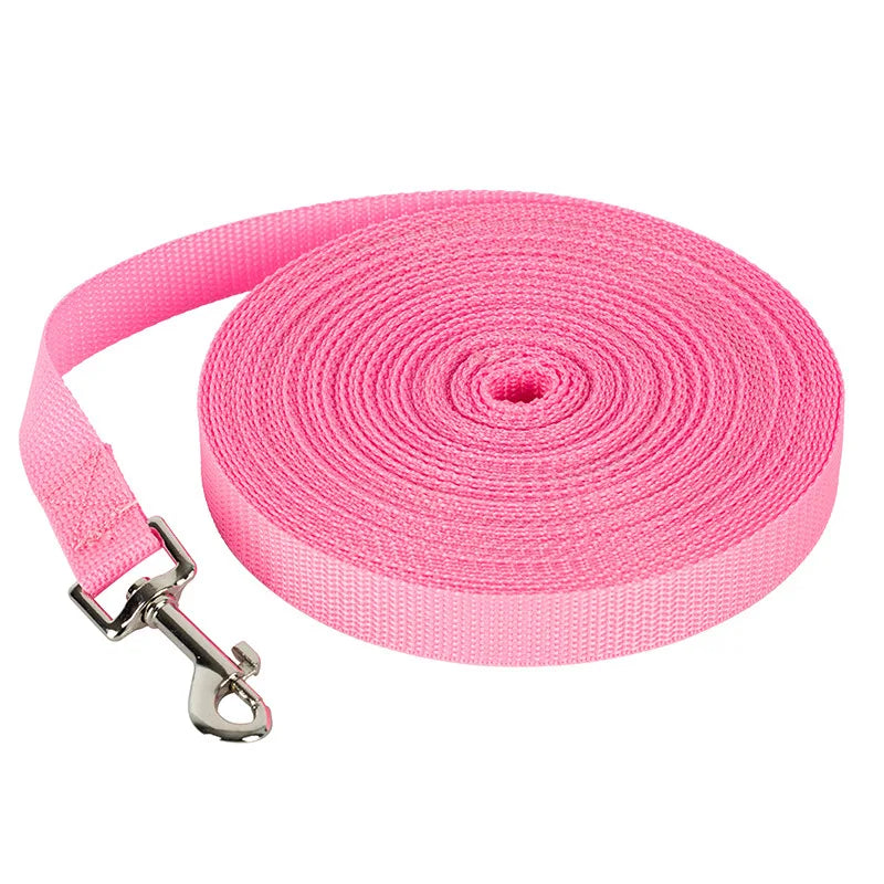 Long Nylon Dog Training Leash (1.2M–30M)