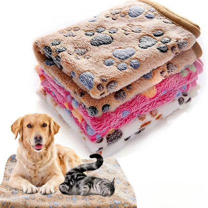 Soft Fluffy Cartoon Pet Blanket