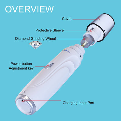 USB Rechargeable Dog Nail Grinder (2-Speed)