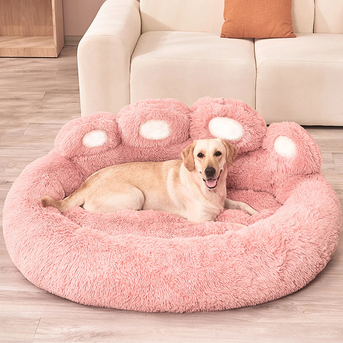 Fluffy Winter Pet Sofa Bed