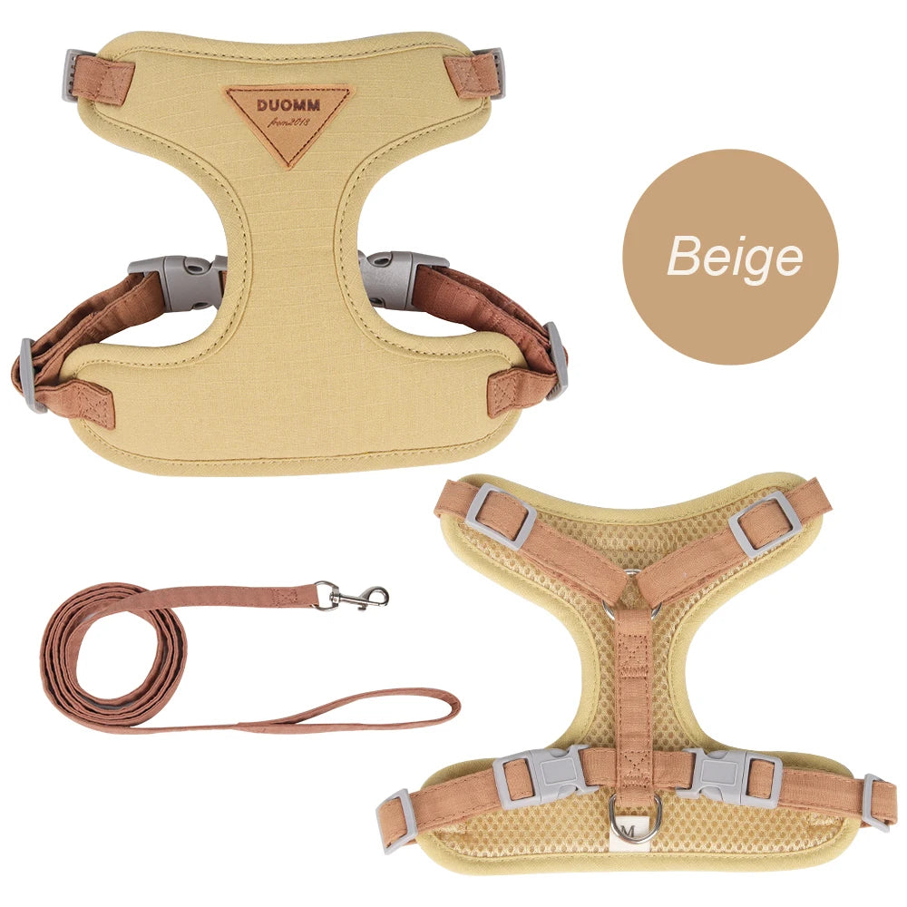 Breathable Cat & Puppy Harness and Leash Set