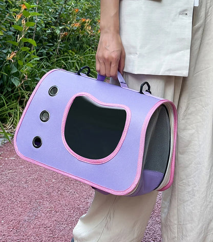 Foldable Pet Carrier Bag for Cats & Small Dogs