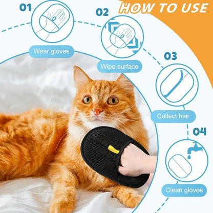 Double-Sided Pet Hair Remover Glove
