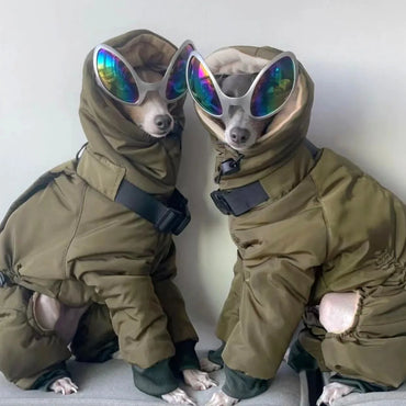 Thickened Winter Dog Down Jacket for Large Dogs