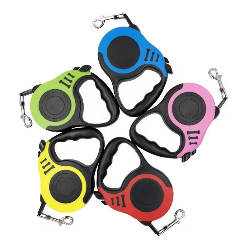 Retractable Nylon Dog Leash for Small & Medium Dogs