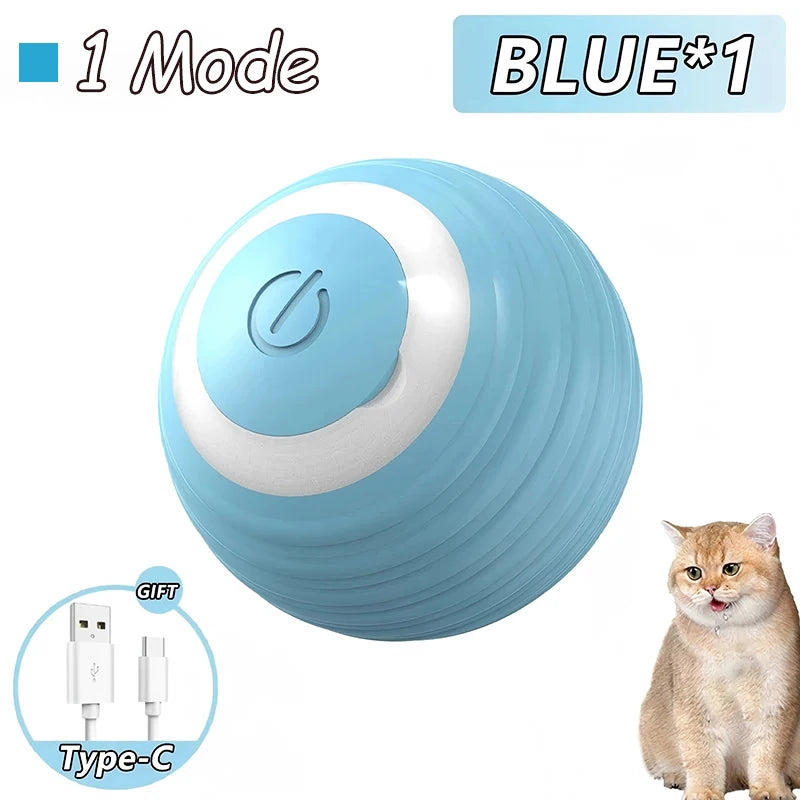 Smart Interactive Cat Rolling Ball Toy (2-Pack)