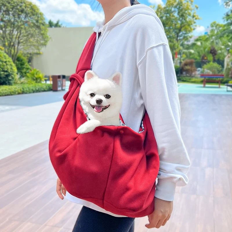 Portable Pet Carrier Shoulder Bag for Cats & Small Dogs (Up to 7.5kg)