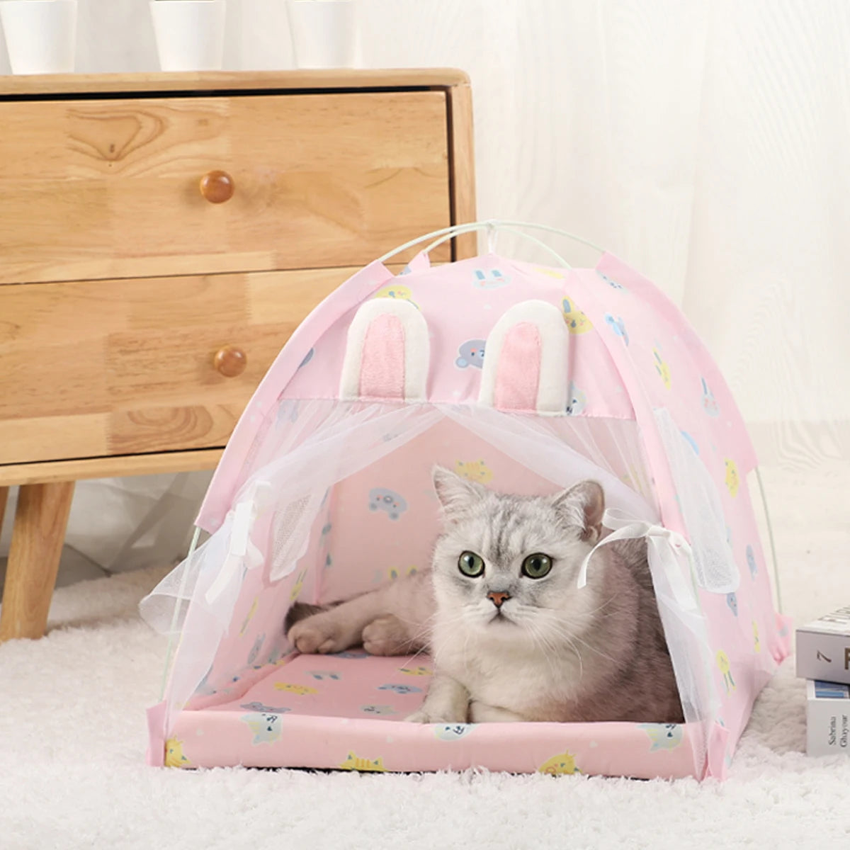 Winter Pet Tent Bed for Cats