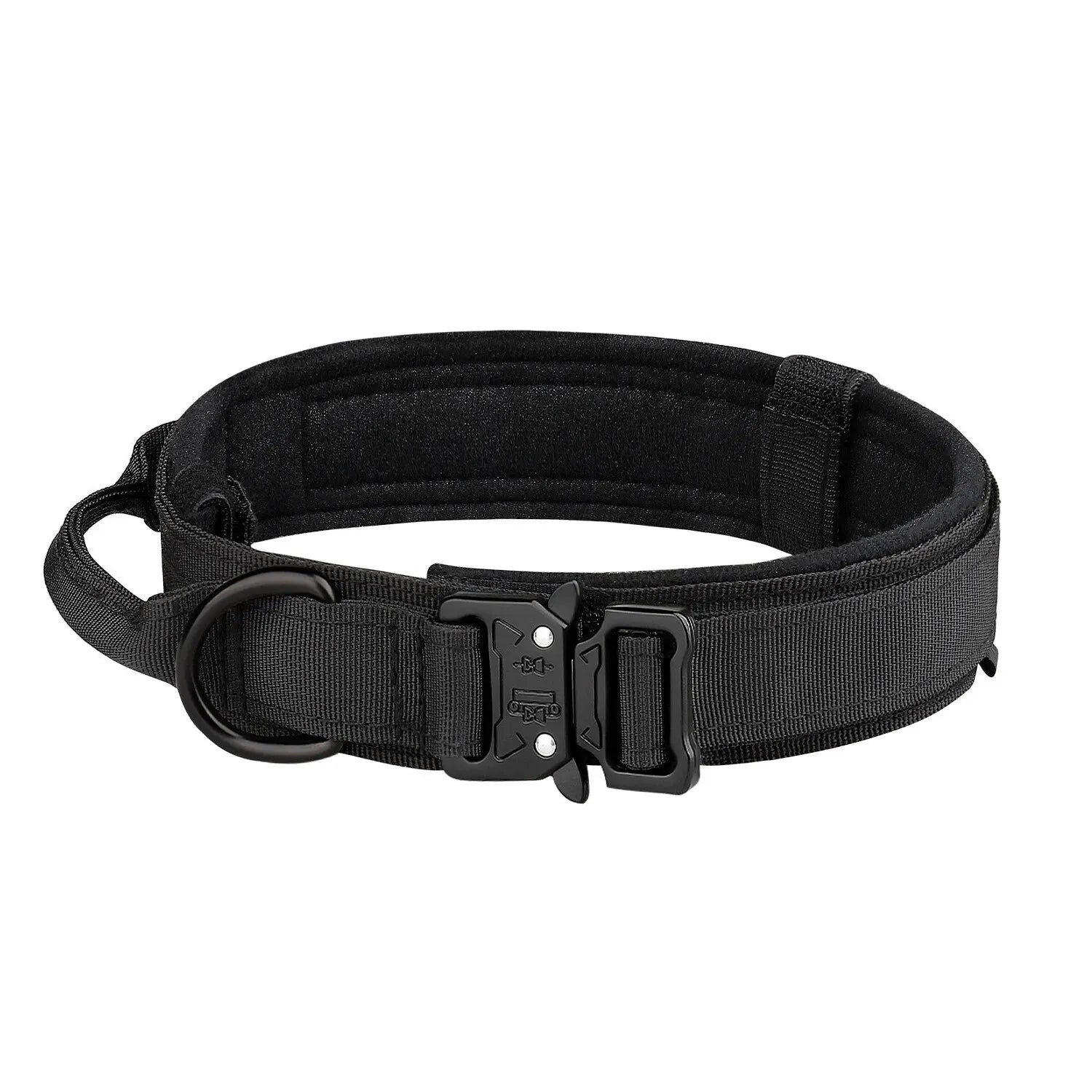 Tactical Nylon Dog Collar with Metal Buckle