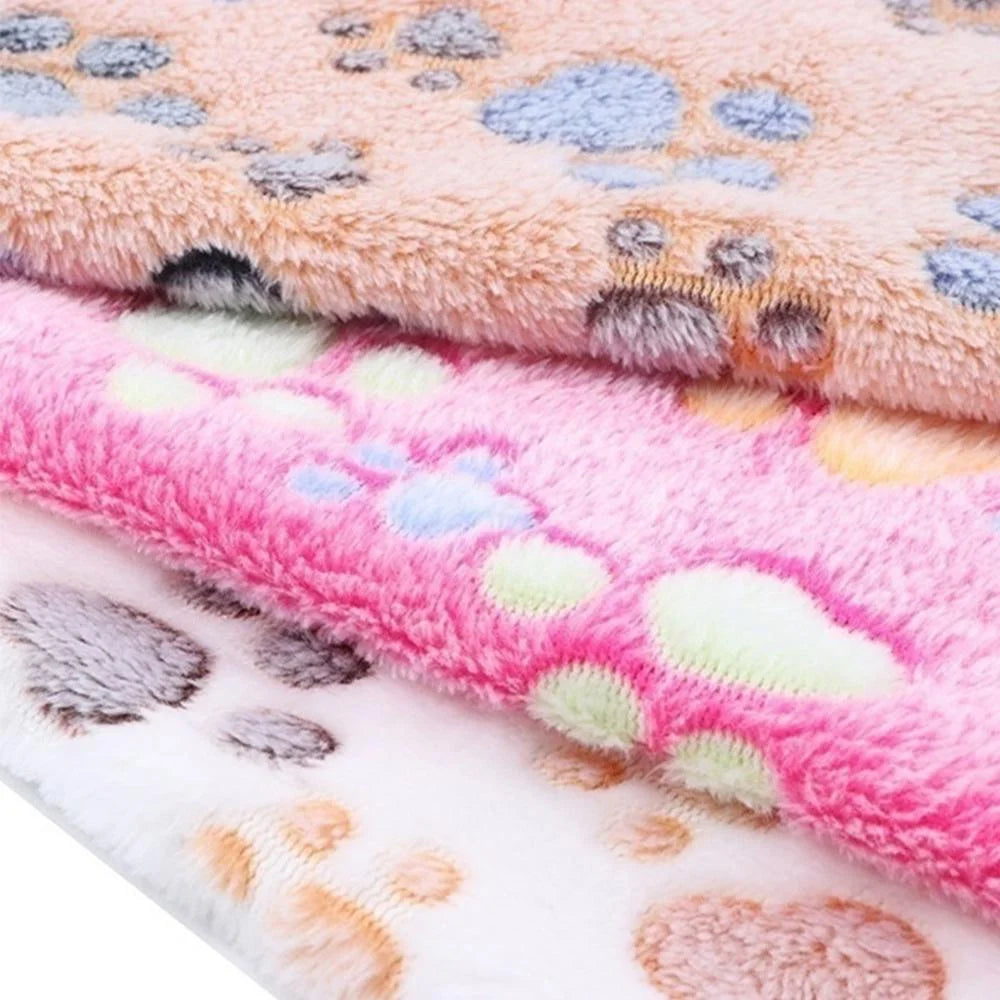 Soft Fluffy Cartoon Pet Blanket