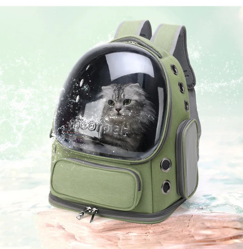 Transparent Pet Carrier Backpack for Cats & Small Dogs