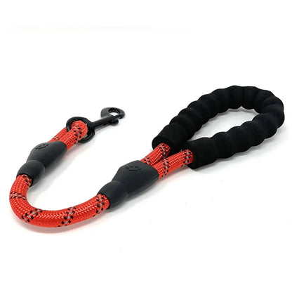 Short Reflective Dog Leash for Large Dogs