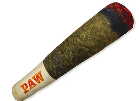 Cigar Plush Squeaky Dog Chew Toy