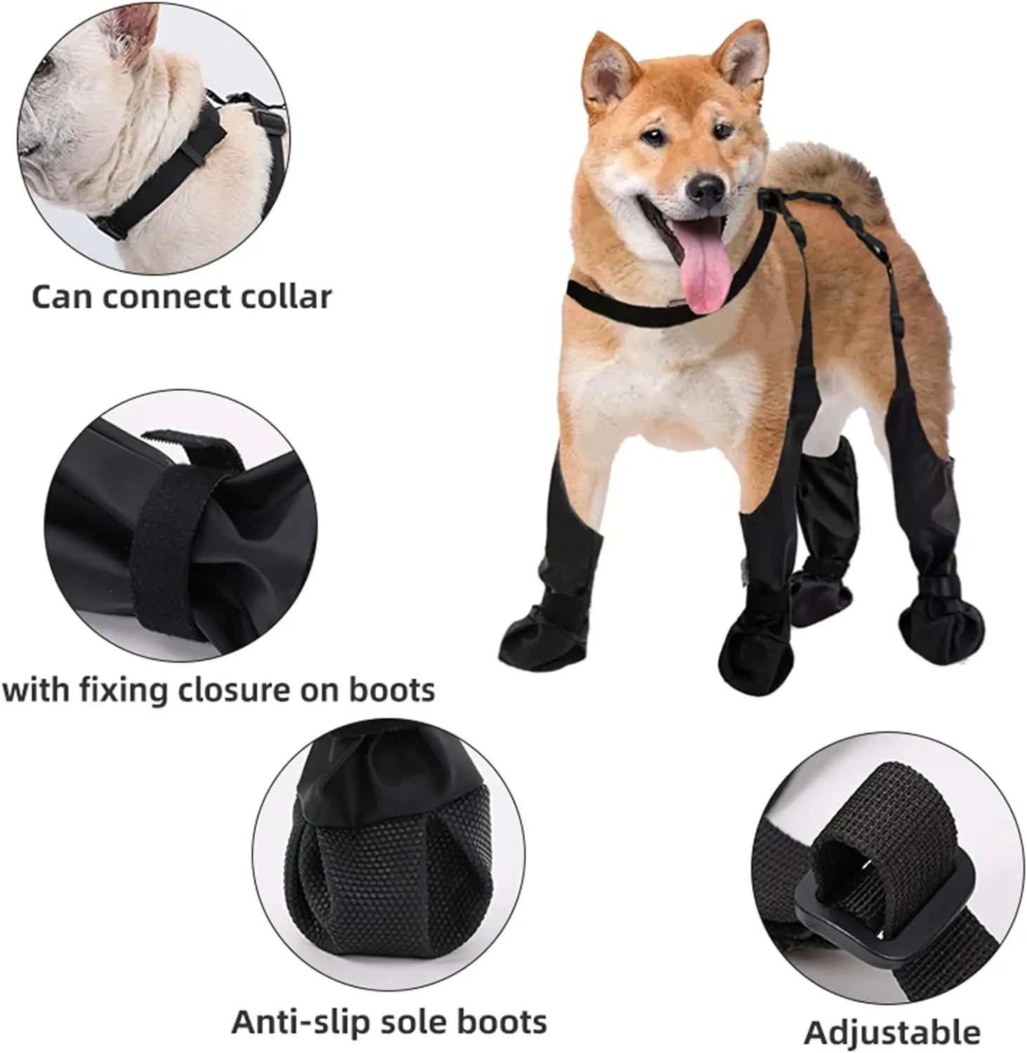 Anti-Slip Dog Rain Booties Paw Protectors