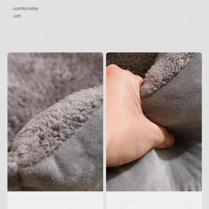 Winter Plush Pet Bed Cushion