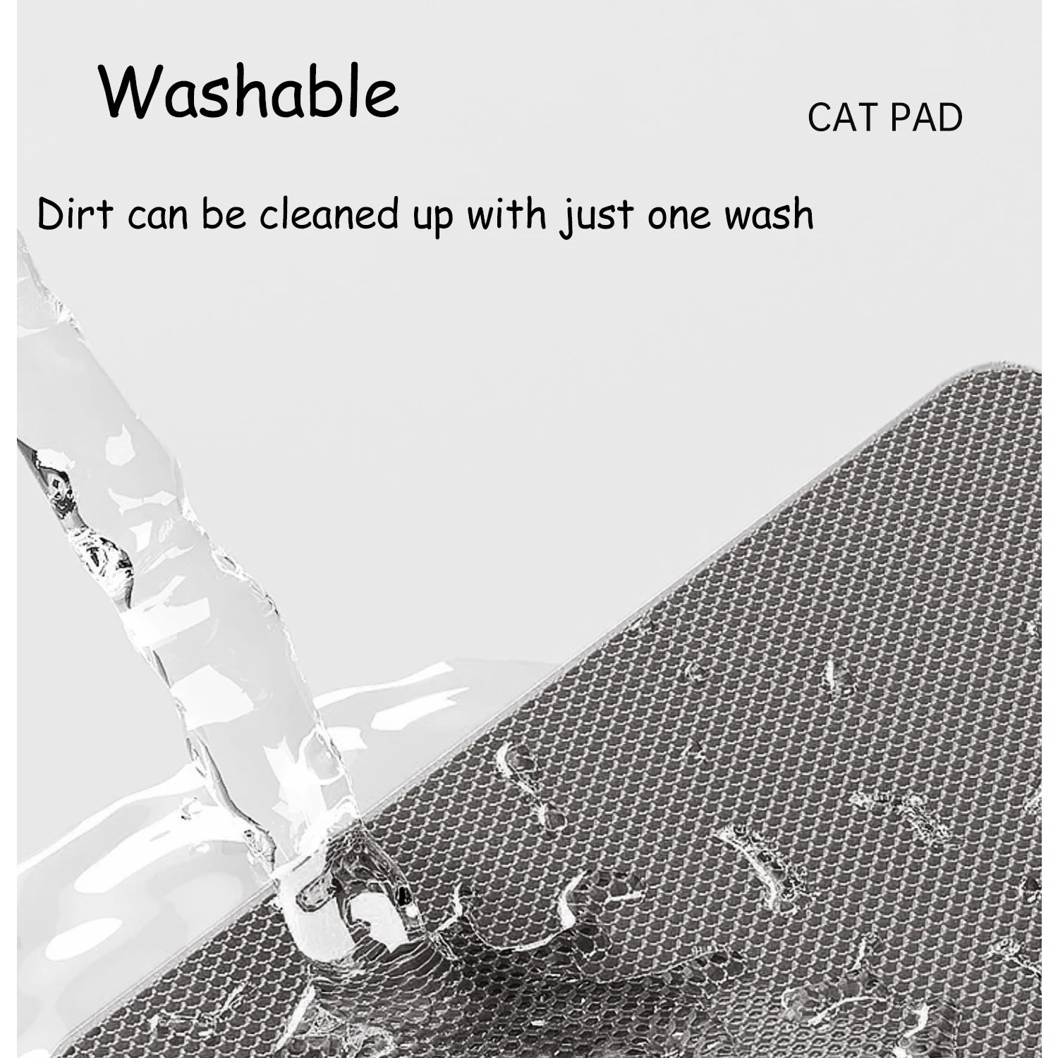 Waterproof Double-Layer Cat Litter Mat (90×60cm)