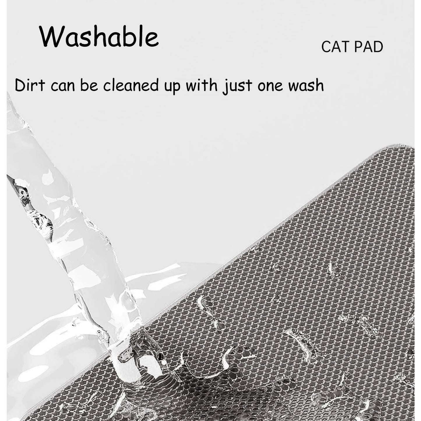 Waterproof Double-Layer Cat Litter Mat (90×60cm)