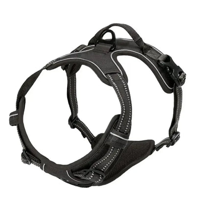 Leather Dog Collar, Harness & Leash Set